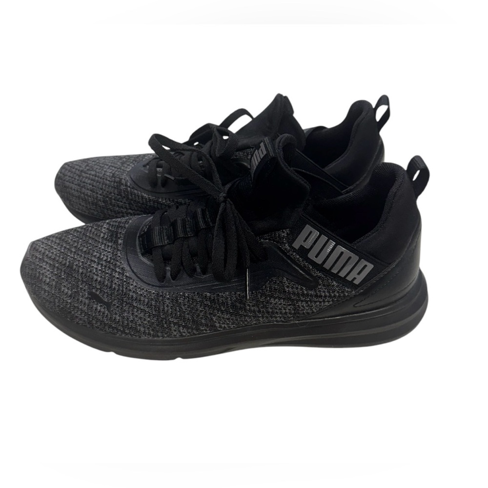 PUMA Men’s Enzo Beta Black Lace Up Sneakers Size  10.5 - Picture 3 of 7